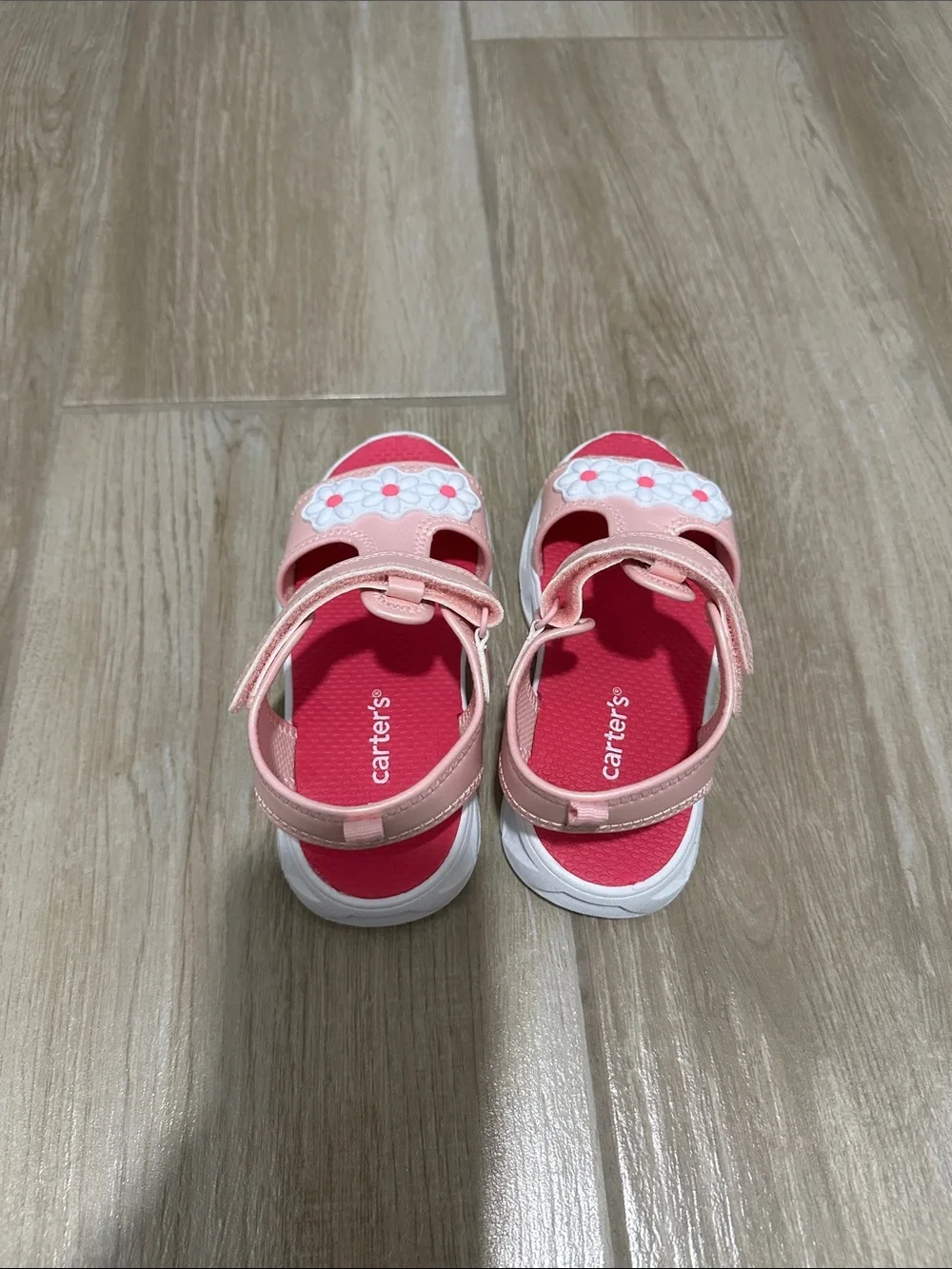 Carter's Pink Floral Light-Up Kids Sandals